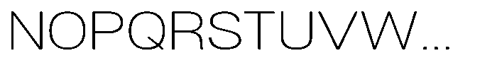 Dnv Rounded Extra Light Expanded Font UPPERCASE