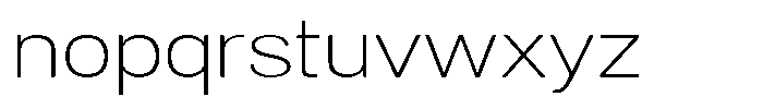 Dnv Rounded Extra Light Expanded Font LOWERCASE
