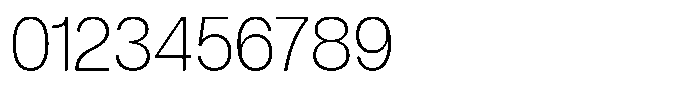Dnv Rounded Extra Light Semi Condenced Font OTHER CHARS