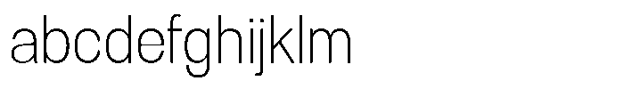 Dnv Rounded Extra Light Semi Condenced FONT