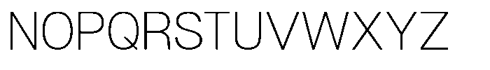 Dnv Rounded Extra Light Font UPPERCASE