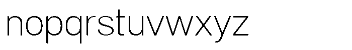 Dnv Rounded Extra Light Font LOWERCASE