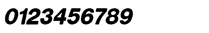 Dnv Rounded Extra Semi Condenced Italic Font OTHER CHARS