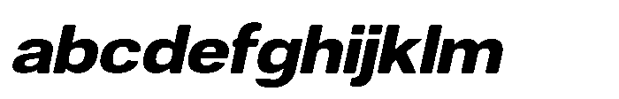 Dnv Rounded Extra Semi Expanded Italic FONT
