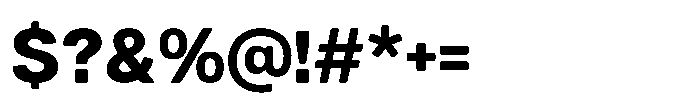 Dnv Rounded Extra Font OTHER CHARS