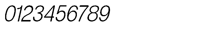 Dnv Rounded Light Condensed Italic Font OTHER CHARS