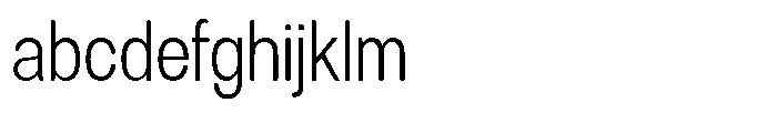 Dnv Rounded Light Condensed FONT