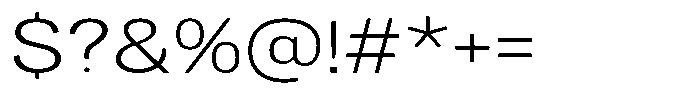 Dnv Rounded Light Expanded Font OTHER CHARS