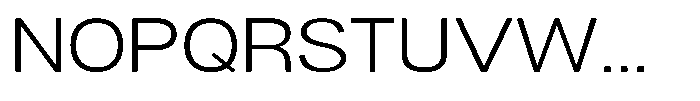 Dnv Rounded Light Expanded Font UPPERCASE