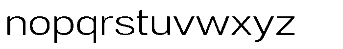 Dnv Rounded Light Expanded Font LOWERCASE