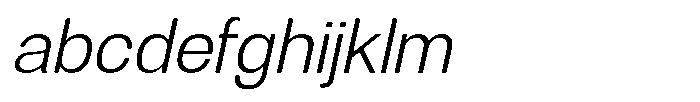 Dnv Rounded Light Italic FONT