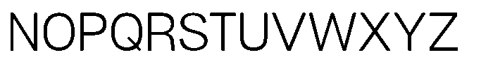 Dnv Rounded Light Font UPPERCASE