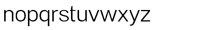 Dnv Rounded Light Font LOWERCASE