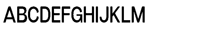 Dnv Rounded Medium Condensed Font UPPERCASE