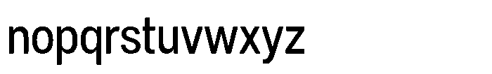 Dnv Rounded Medium Condensed Font LOWERCASE
