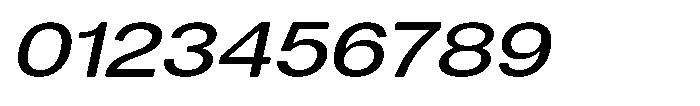Dnv Rounded Medium Expanded Italic Font OTHER CHARS