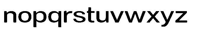 Dnv Rounded Medium Expanded Font LOWERCASE