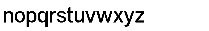 Dnv Rounded Medium Semi Condenced Font LOWERCASE