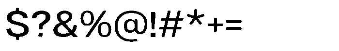 Dnv Rounded Medium Semi Expanded Font OTHER CHARS