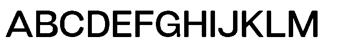 Dnv Rounded Medium Semi Expanded Font UPPERCASE