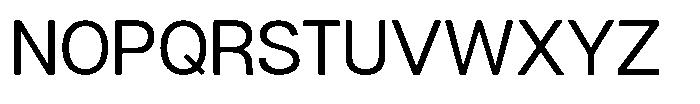Dnv Rounded Regular Font UPPERCASE