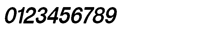 Dnv Rounded Semi Bold Condensed Italic Font OTHER CHARS