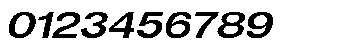 Dnv Rounded Semi Bold Expanded Italic Font OTHER CHARS