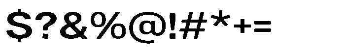 Dnv Rounded Semi Bold Expanded Font OTHER CHARS