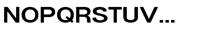 Dnv Rounded Semi Bold Expanded Font UPPERCASE