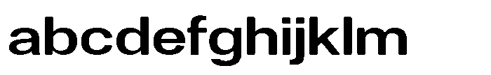 Dnv Rounded Semi Bold Expanded FONT