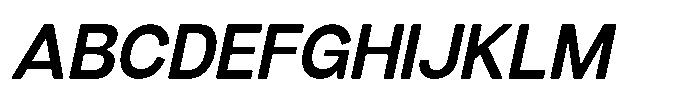 Dnv Rounded Semi Bold Italic Font UPPERCASE
