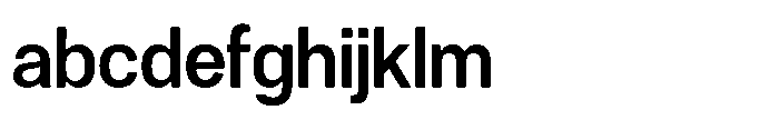 Dnv Rounded Semi Bold Semi Condenced FONT