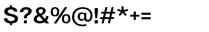 Dnv Rounded Semi Bold Semi Expanded Font OTHER CHARS