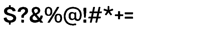 Dnv Rounded Semi Bold Font OTHER CHARS