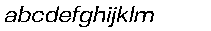 Dnv Rounded Semi Expanded Italic FONT