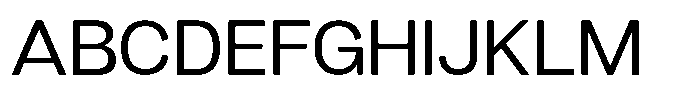 Dnv Rounded Semi Expanded Font UPPERCASE