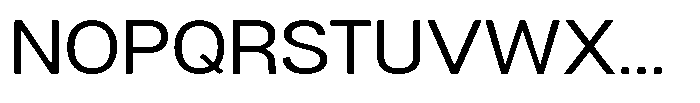 Dnv Rounded Semi Expanded Font UPPERCASE