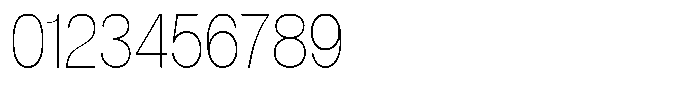Dnv Rounded Thin Condensed Font OTHER CHARS