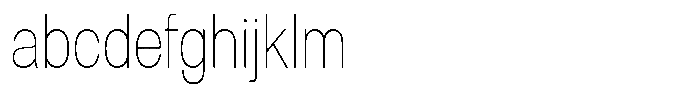Dnv Rounded Thin Condensed FONT