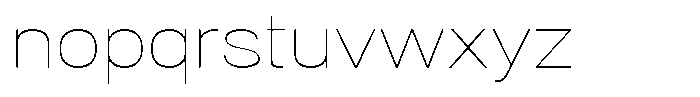 Dnv Rounded Thin Expanded Font LOWERCASE