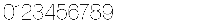 Dnv Rounded Thin Semi Condenced Font OTHER CHARS