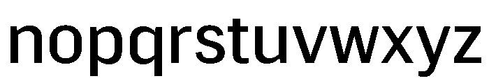 Dorival UI Var Regular Font LOWERCASE