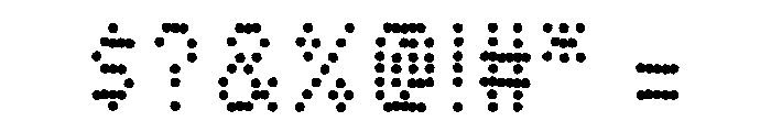 Dottonoji Regular Font OTHER CHARS