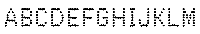 Dottonoji Regular Font UPPERCASE