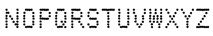 Dottonoji Regular Font UPPERCASE