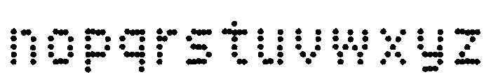 Dottonoji Regular Font LOWERCASE