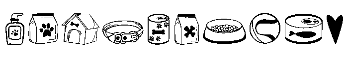 DOG CUTE  DOODLE Font OTHER CHARS