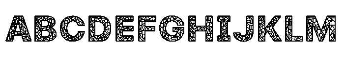 DOODLE FILL Font UPPERCASE