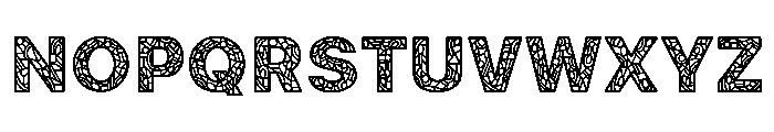 DOODLE FILL Font UPPERCASE