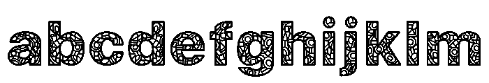 DOODLE FILL FONT